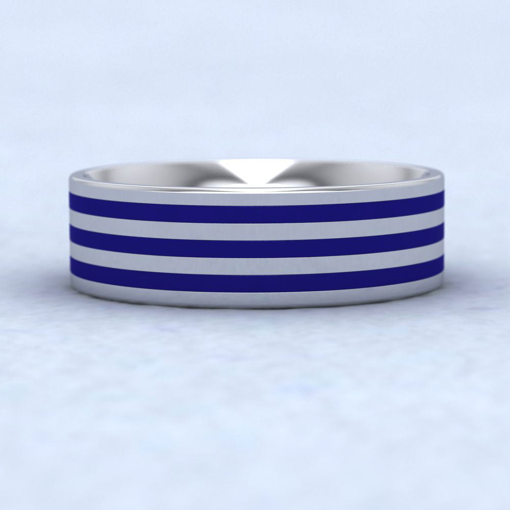 Blue line deals wedding band