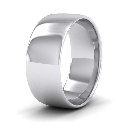 950 Palladium 8mm Cushion Court Shape (Comfort Fit) Classic Weight Wedding Ring