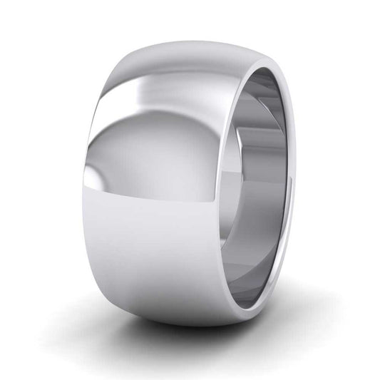 500 Palladium 10mm D shape Super Heavy Weight Wedding Ring