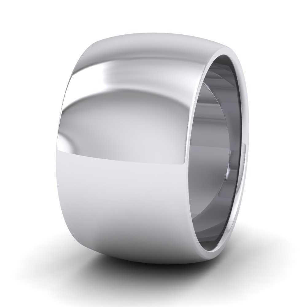 950 Platinum 12mm D shape Super Heavy Weight Wedding Ring