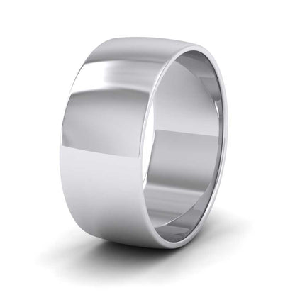 950 Platinum 8mm D shape Classic Weight Wedding Ring