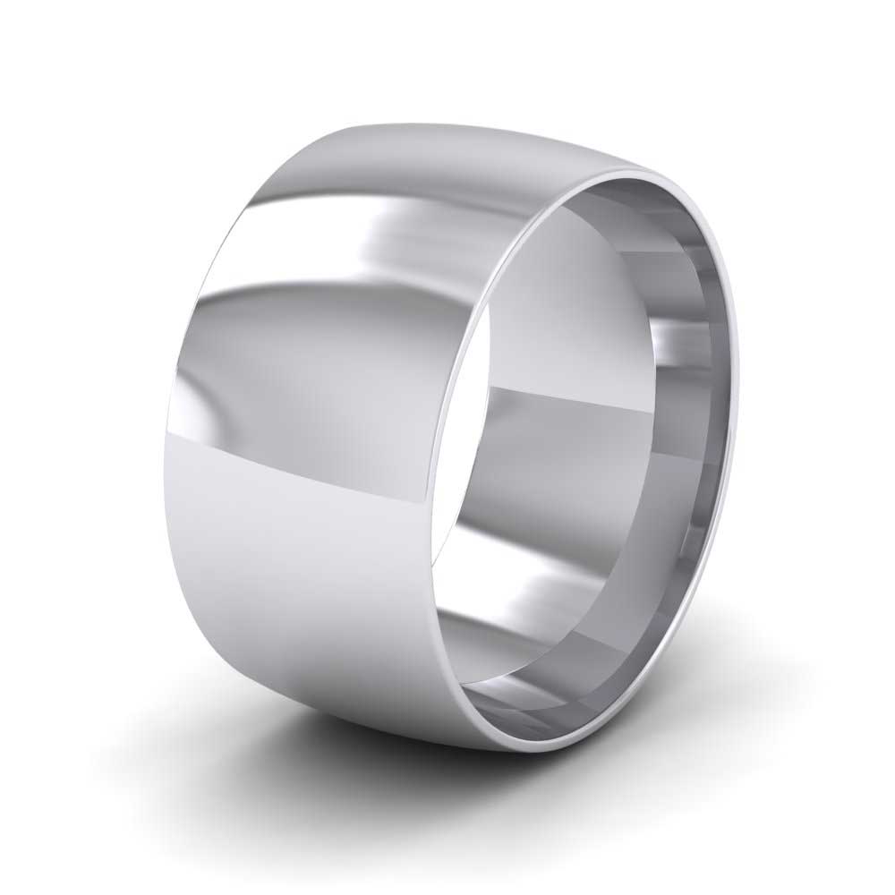 950 Platinum 10mm Court Shape (Comfort Fit) Classic Weight Wedding Ring
