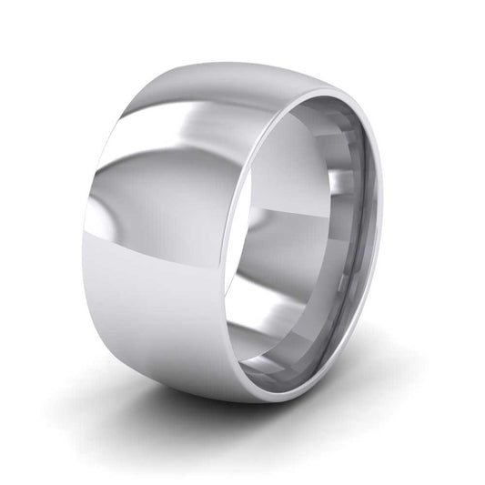 950 Palladium 10mm Court Shape (Comfort Fit) Extra Heavy Weight Wedding Ring