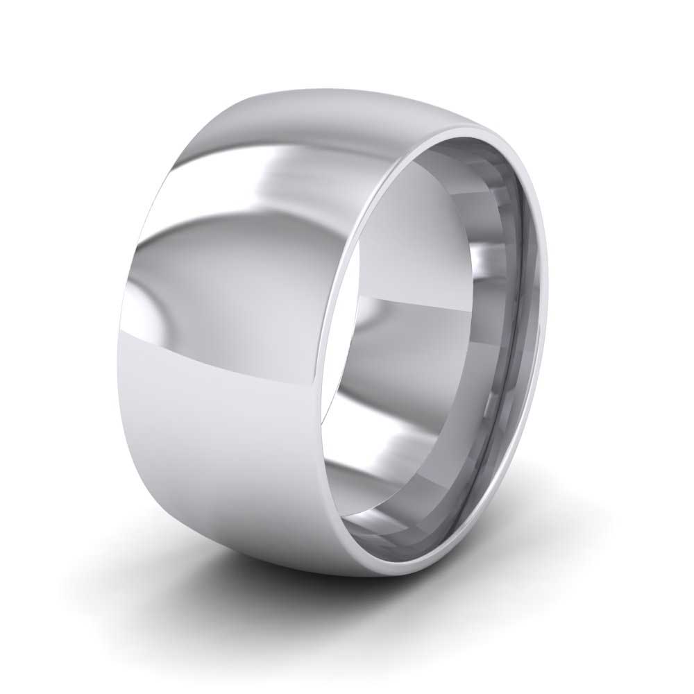 950 Platinum 10mm Court Shape (Comfort Fit) Extra Heavy Weight Wedding Ring