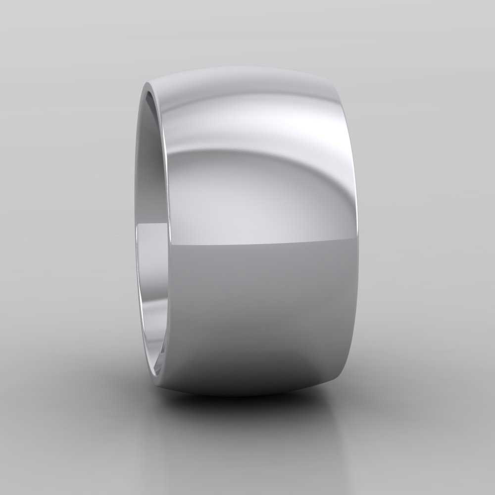 500 Palladium 12mm Court Shape (Comfort Fit) Super Heavy Weight Wedding Ring Right View