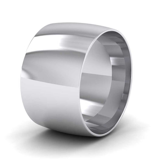 500 Palladium 12mm Court Shape (Comfort Fit) Classic Weight Wedding Ring