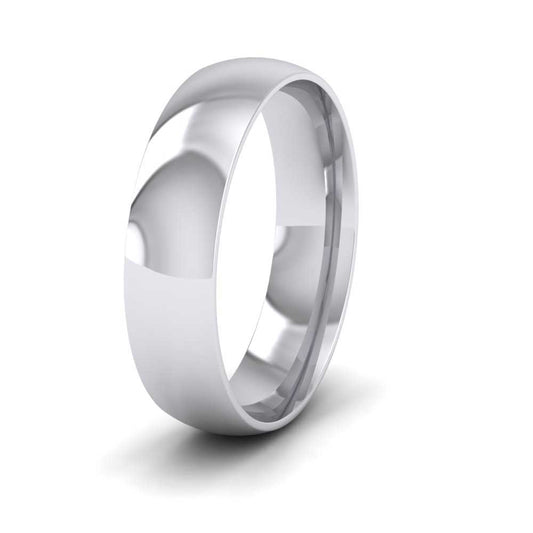 950 Platinum 5mm Court Shape (Comfort Fit) Classic Weight Wedding Ring
