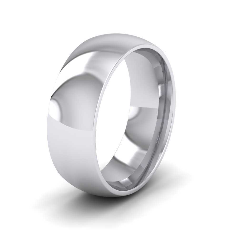 950 Palladium 7mm Court Shape (Comfort Fit) Extra Heavy Weight Wedding Ring