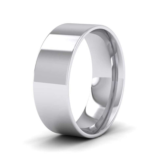 500 Palladium 7mm Flat Shape (Comfort Fit) Classic Weight Wedding Ring
