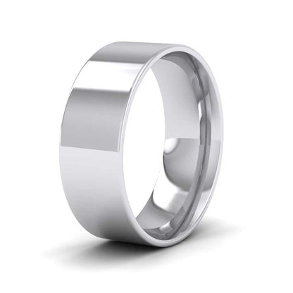 950 Palladium 7mm Flat Shape (Comfort Fit) Classic Weight Wedding Ring