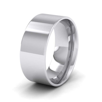 950 Palladium 8mm Flat Shape (Comfort Fit) Classic Weight Wedding Ring