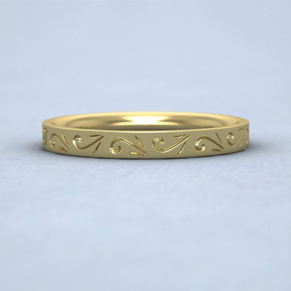 Engraved on sale gold ring