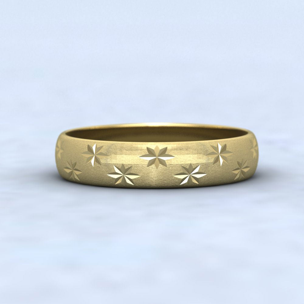 Star hot sale wedding band