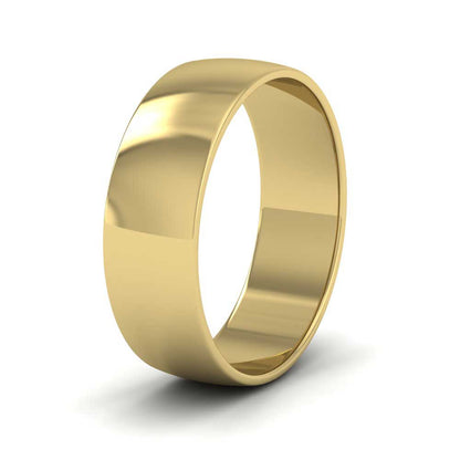 22ct Yellow Gold 6mm D shape Classic Weight Wedding Ring