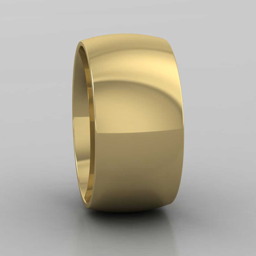 22ct Yellow Gold 10mm Court Shape (Comfort Fit) Extra Heavy Weight Wedding Ring Right View