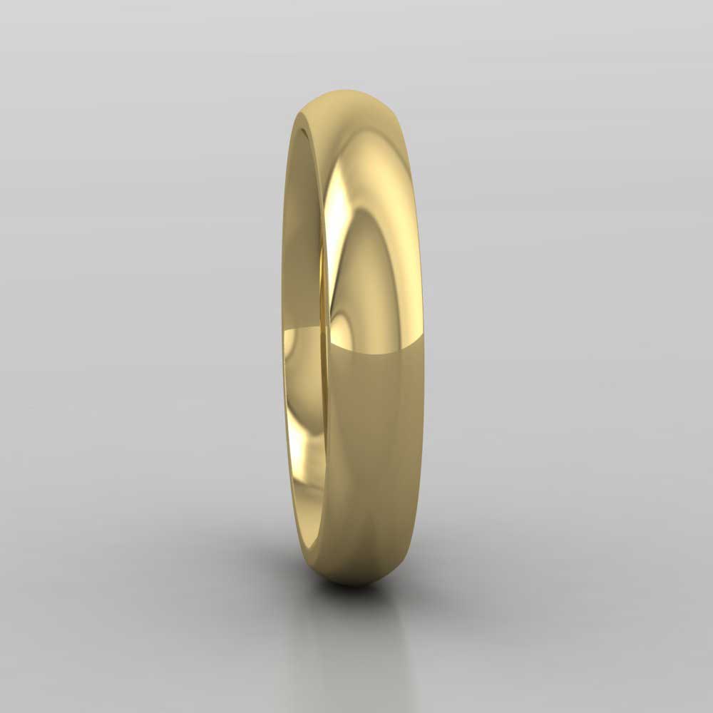 22ct Yellow Gold 4mm Court Shape (Comfort Fit) Super Heavy Weight Wedding Ring Right View